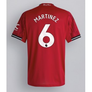 Fotbalové Dres Manchester United Lisandro Martinez #6 Domácí Oblečení 2025-26 Krátký Rukáv
